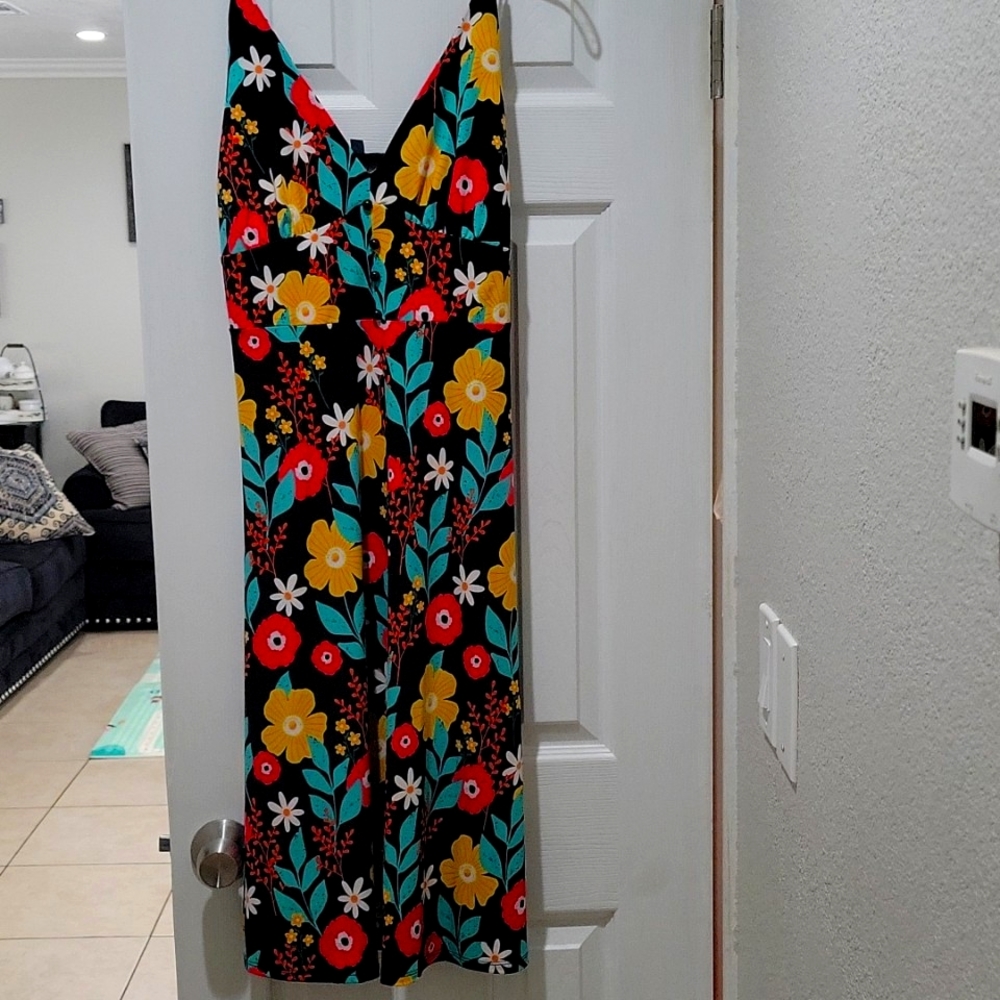 Modcloth Midi floral dress